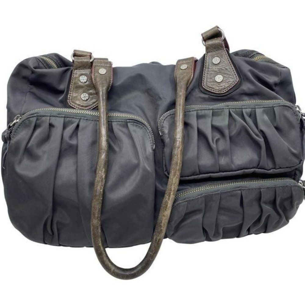 mz wallace bag black fabric tote